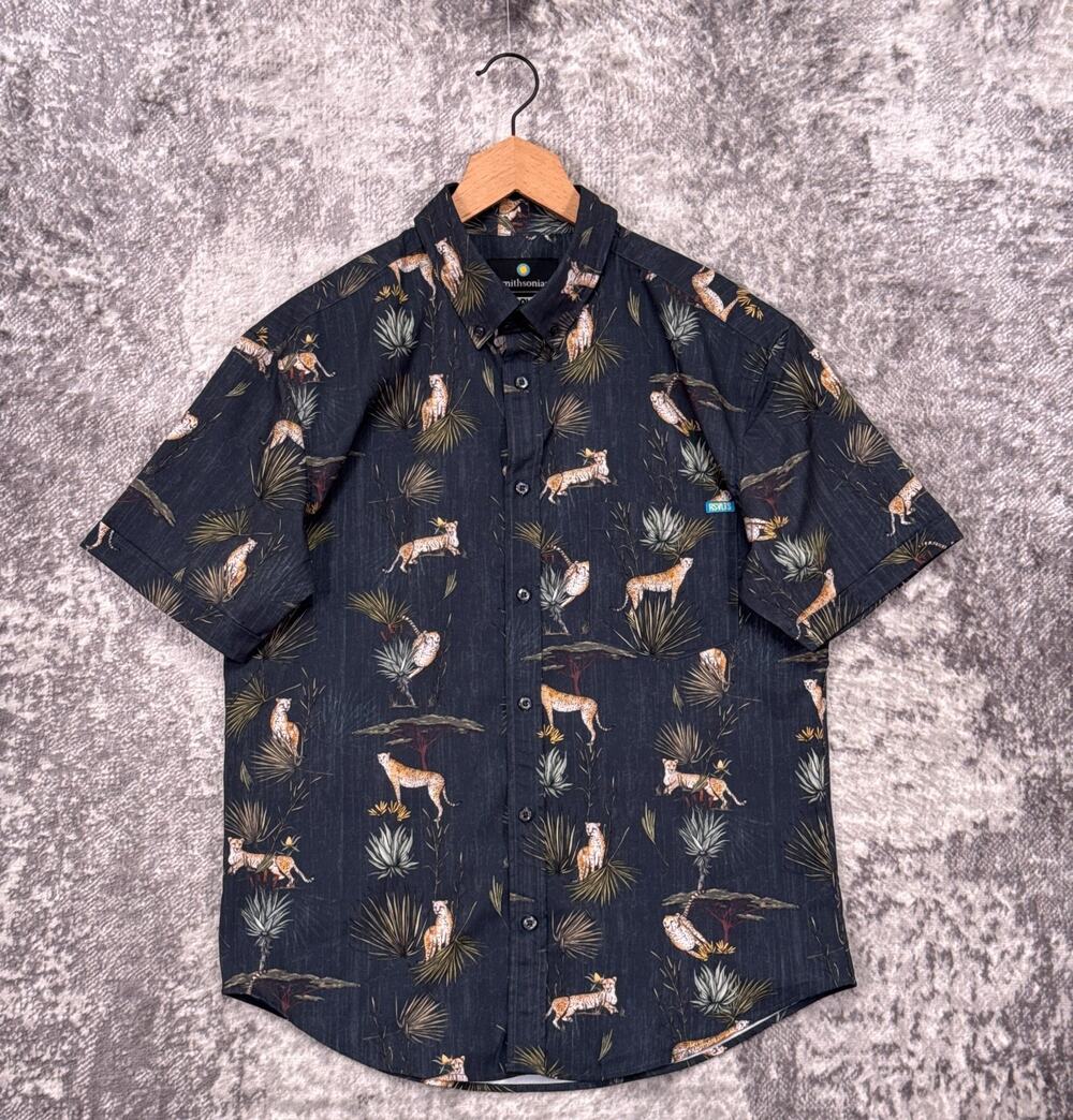RSVLTS x Smithsonian Shirt M Mens National Zoo Conservation Speed Of Savanna